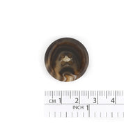 Recycled Paper Button 25.4mm - Dark