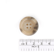 Recycled Paper Button 25.4mm - Light