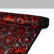 Aster Devoré Velvet - Red