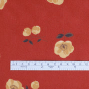 Carolina Rose Viscose Georgette - Brick