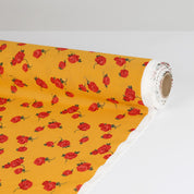 Small Rose Viscose Georgette - Dijon