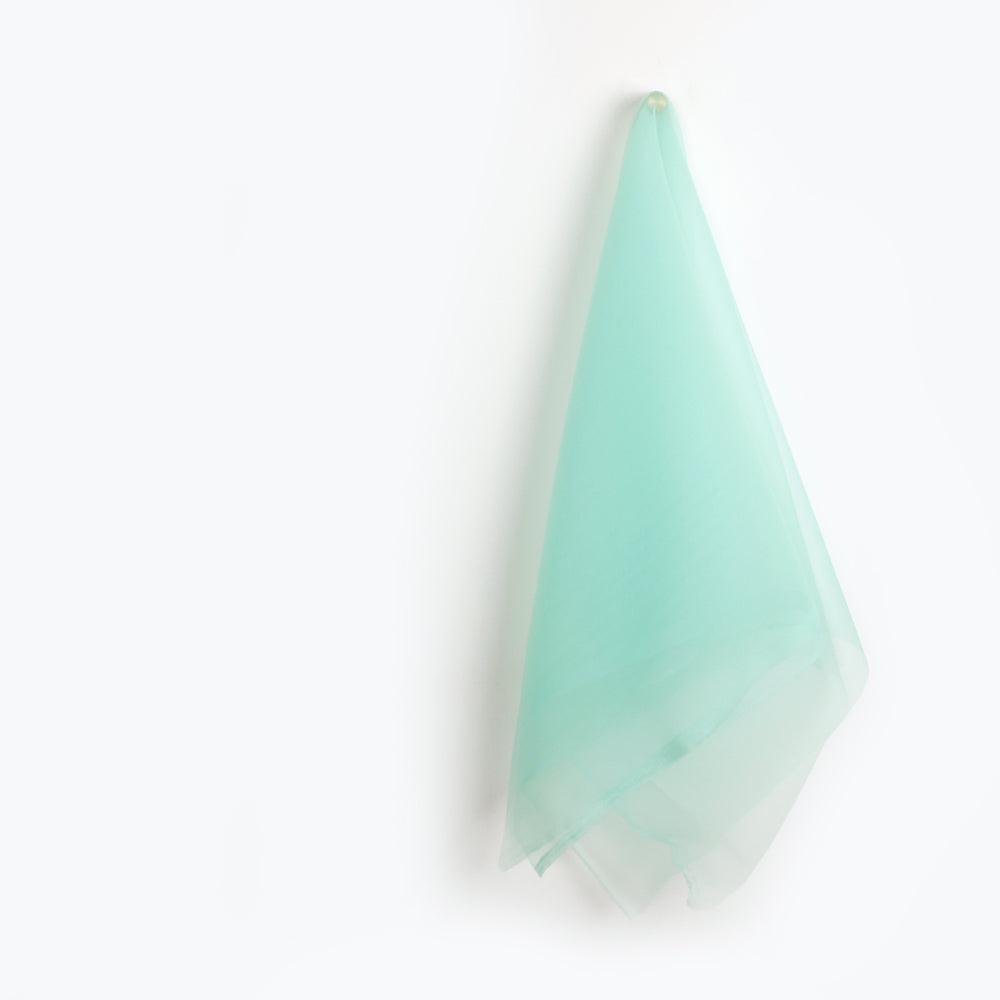 Pebbled Organza - Mint