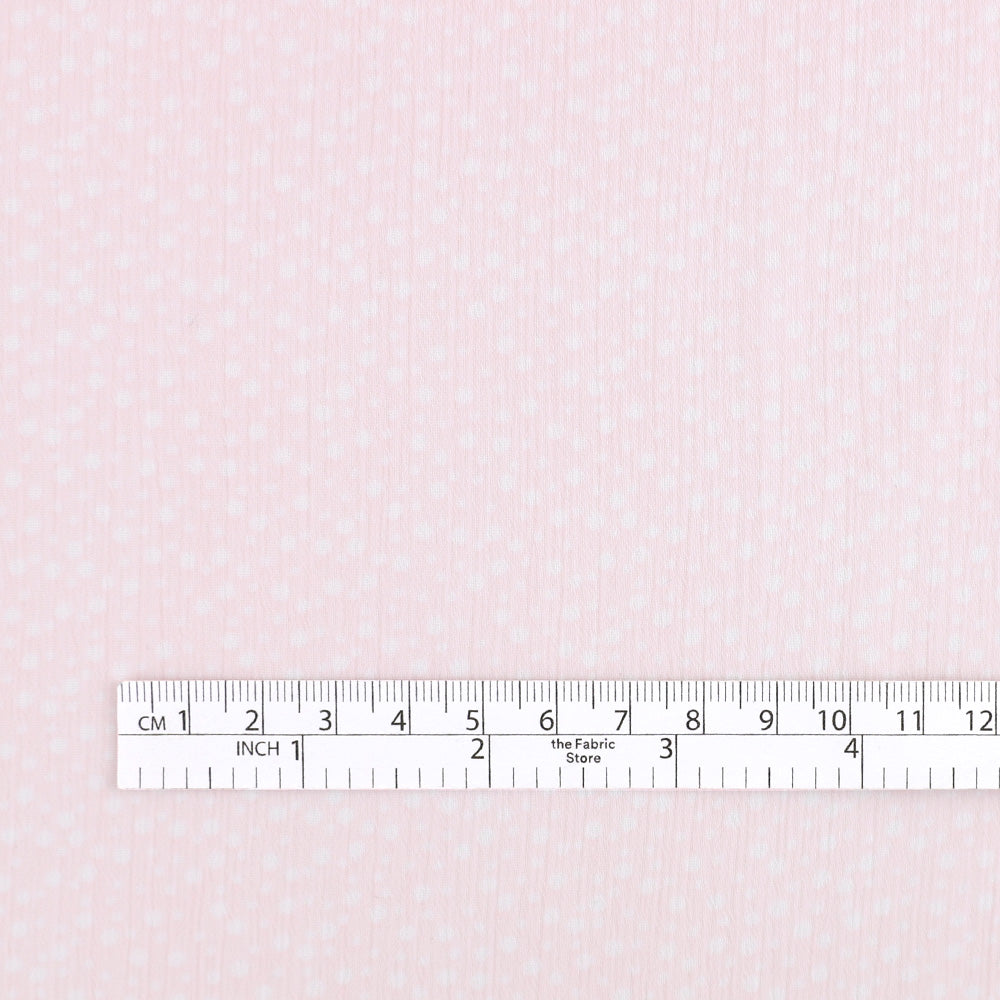 Sprinkle Dots Crinkle Georgette - Candy
