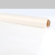Sheer Self Stripe Silk Organza - Ivory
