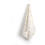 Striped Shadow Dot Silk / Poly - Gold