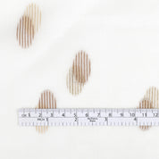 Striped Shadow Dot Silk / Poly - Gold