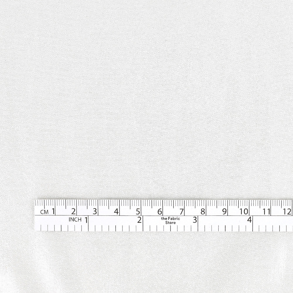 Foiled Cotton - White