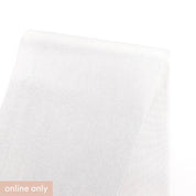 Foiled Cotton - White