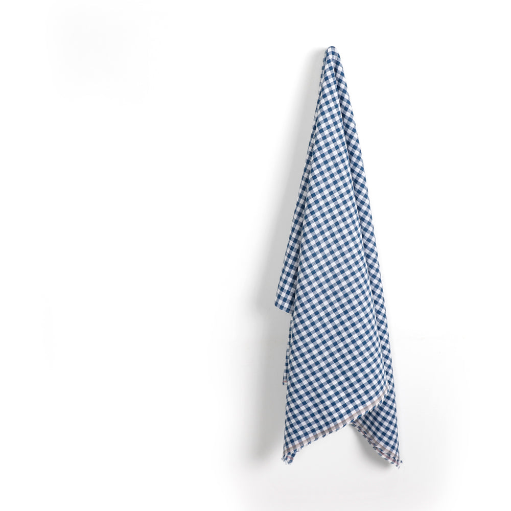 Cotton Gingham - Marine