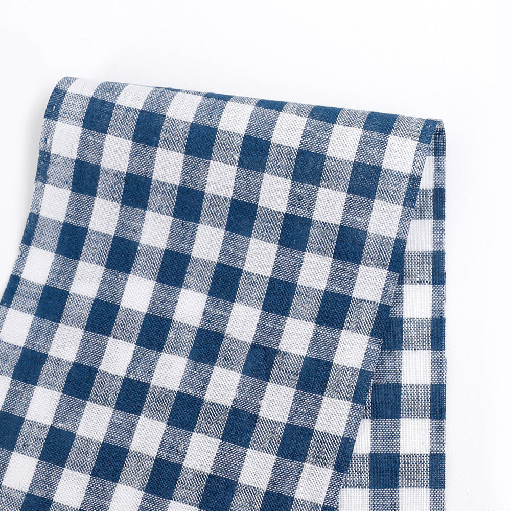 Cotton Gingham - Marine