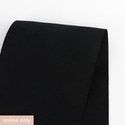 Stretch Silk / Cotton Sateen - Black