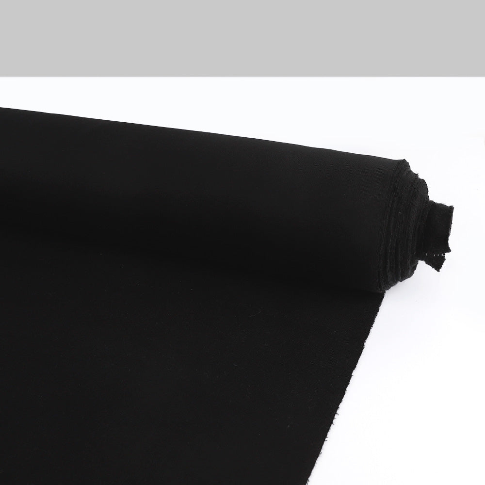 GOTS Organic Cotton Sweatshirting - Black