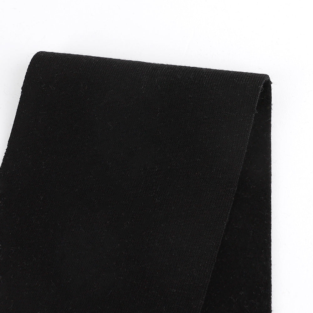 GOTS Organic Cotton Sweatshirting - Black