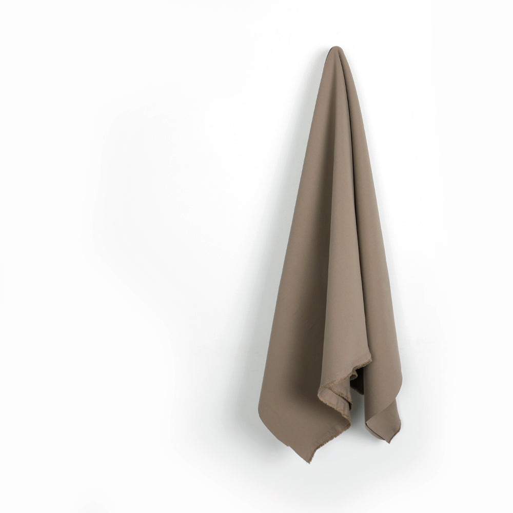 Stretch Cotton Blend Suiting - Cumin