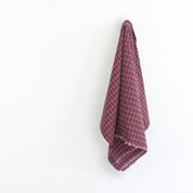 Textured Cotton Weave - Burgundy