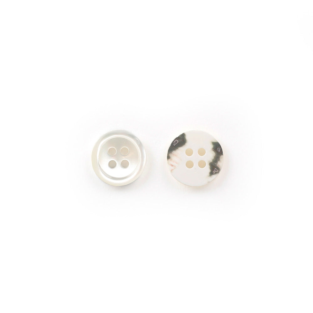 Trocas Shell Button 12.7mm - Ivory
