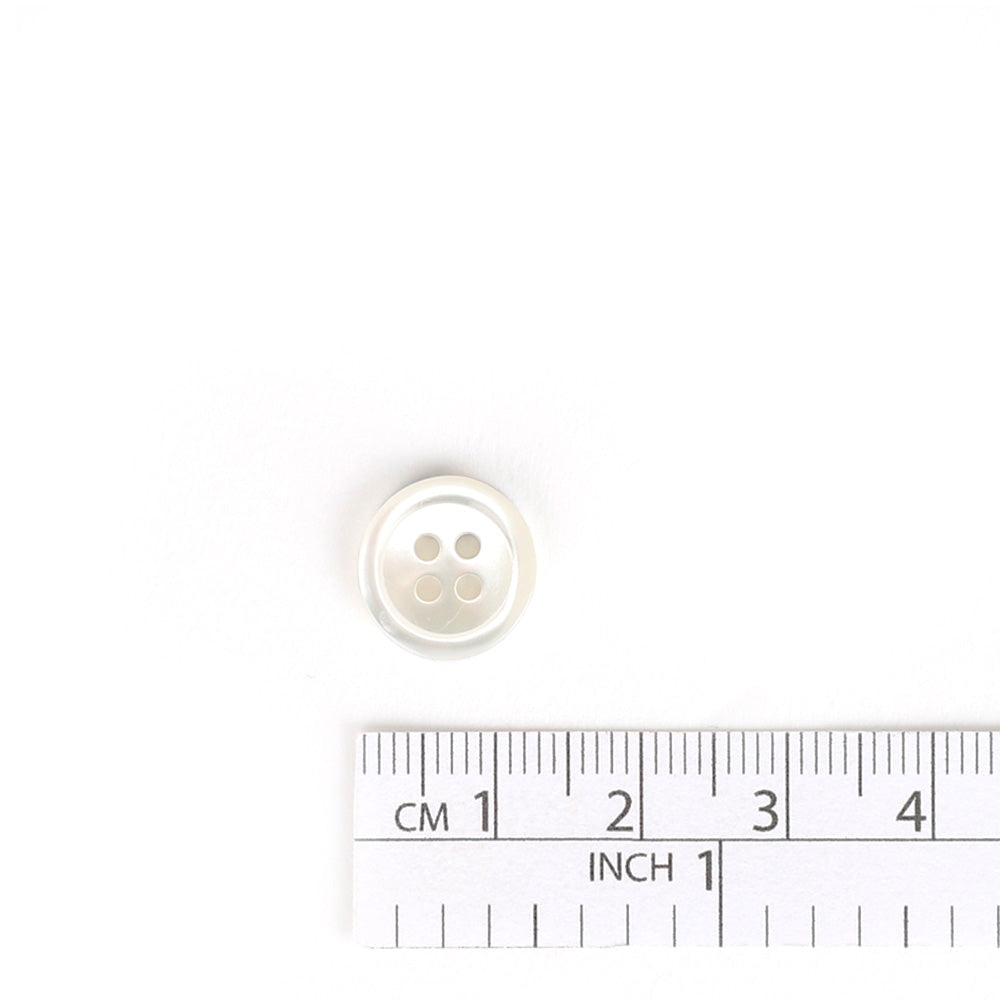 Trocas Shell Button 12.7mm - Ivory