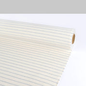 Upcycled Classic Striped Chambray – Ecru/Blue