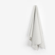 Upcycled Fine Striped Chambray – Ecru/Blue