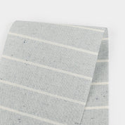 Upcycled Wide Striped Chambray – Blue/Ecru