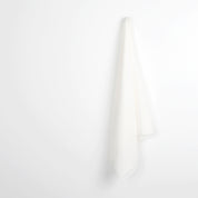 Dobby Silk / Cotton Voile - White