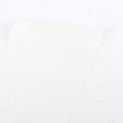 Dobby Silk / Cotton Voile - White