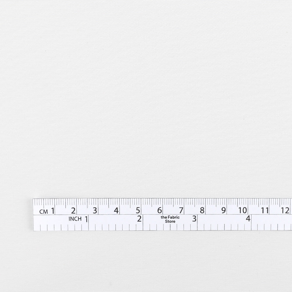 Poly Grosgrain - White