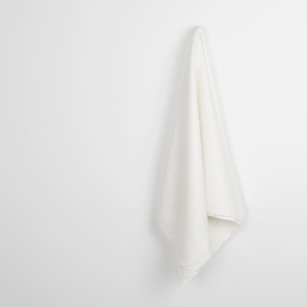 Micro Basketweave Linen - Ivory