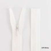 Invisible Zips - 60cm - Off White