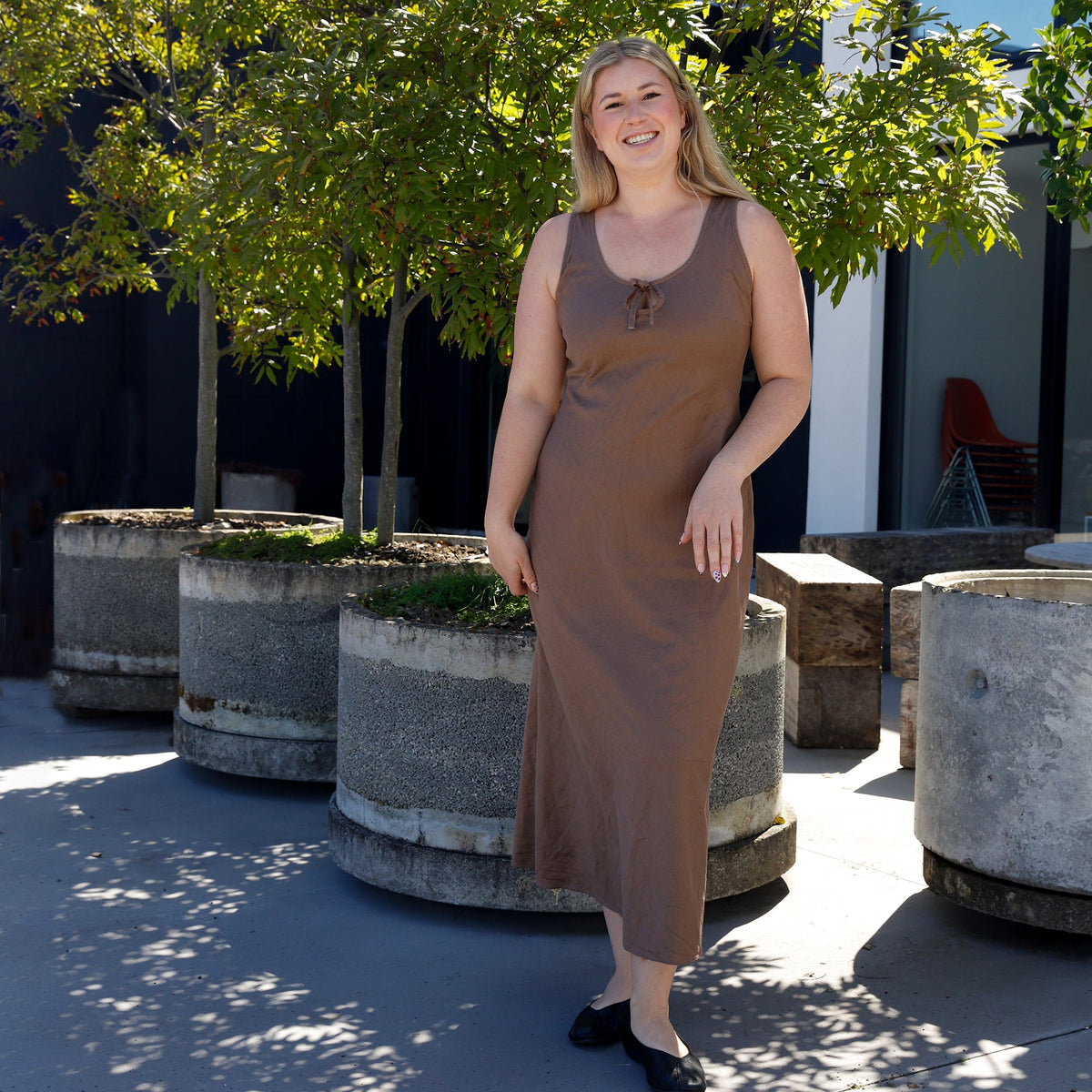 Staff Made - Jade's Sorrel Dress – The Fabric Store NZ