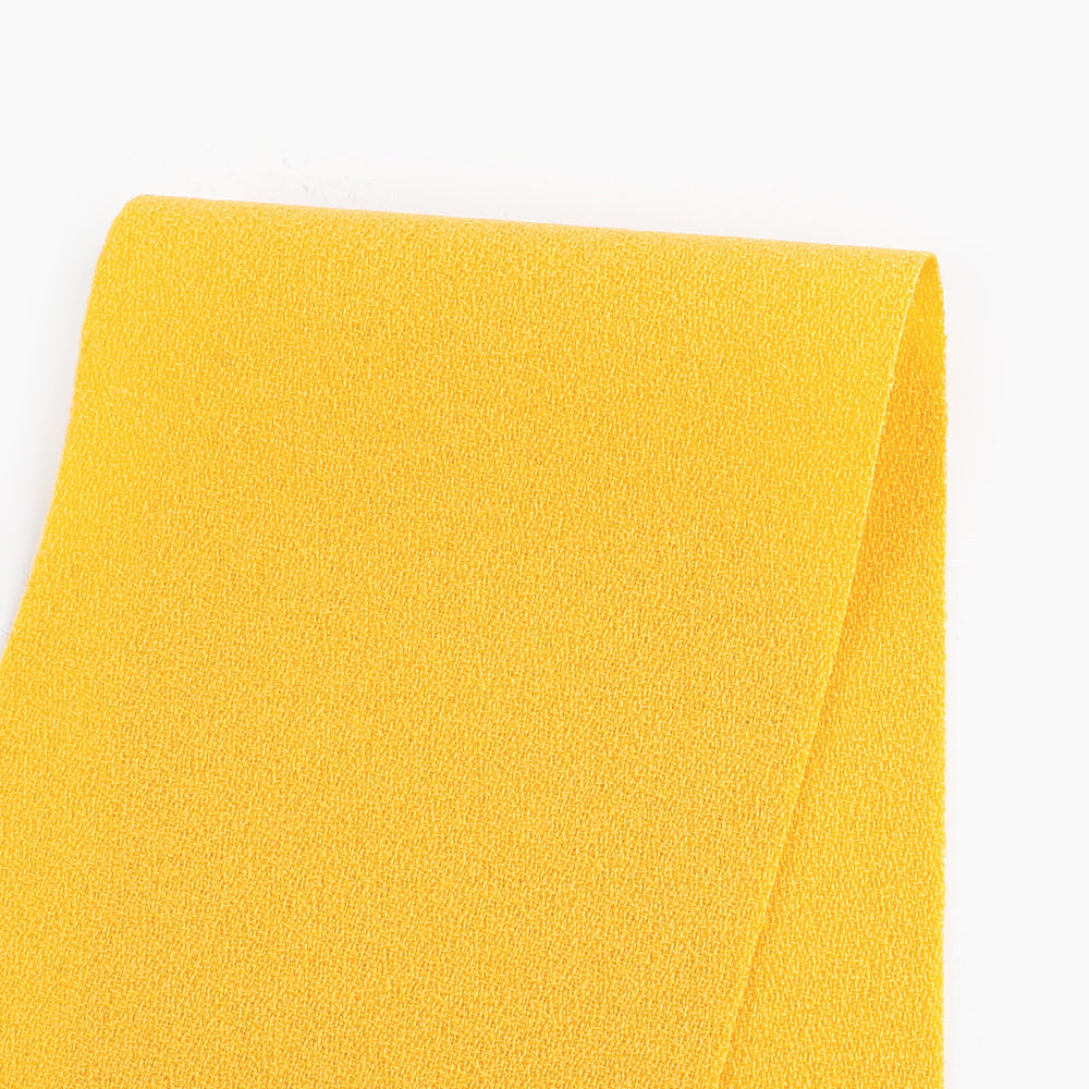 Pure Wool Crepe Suiting - Sunflower (remnant)