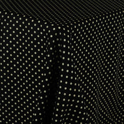 Polka Dot Silk Cotton Voile - Vintage Black