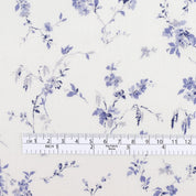 Wisteria Mandevilla Linen - Blue