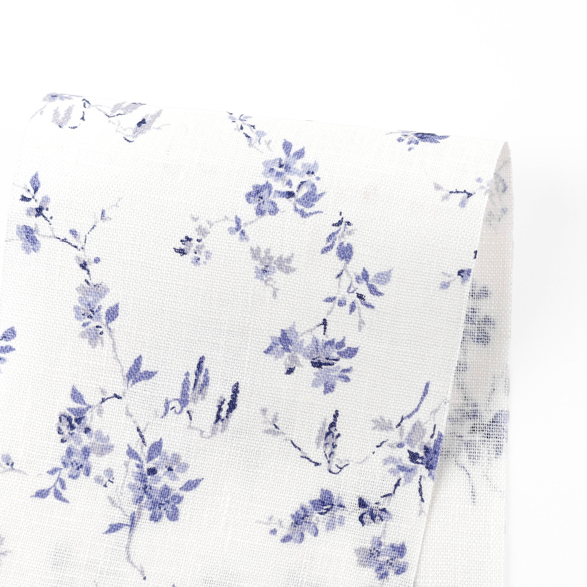 Wisteria Mandevilla Linen - Blue