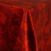 Sunflower Silk Satin - Crimson