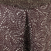 Bandana Floral Silk Cotton Voile - Coffee