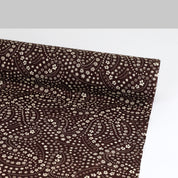 Bandana Floral Silk Cotton Voile - Coffee