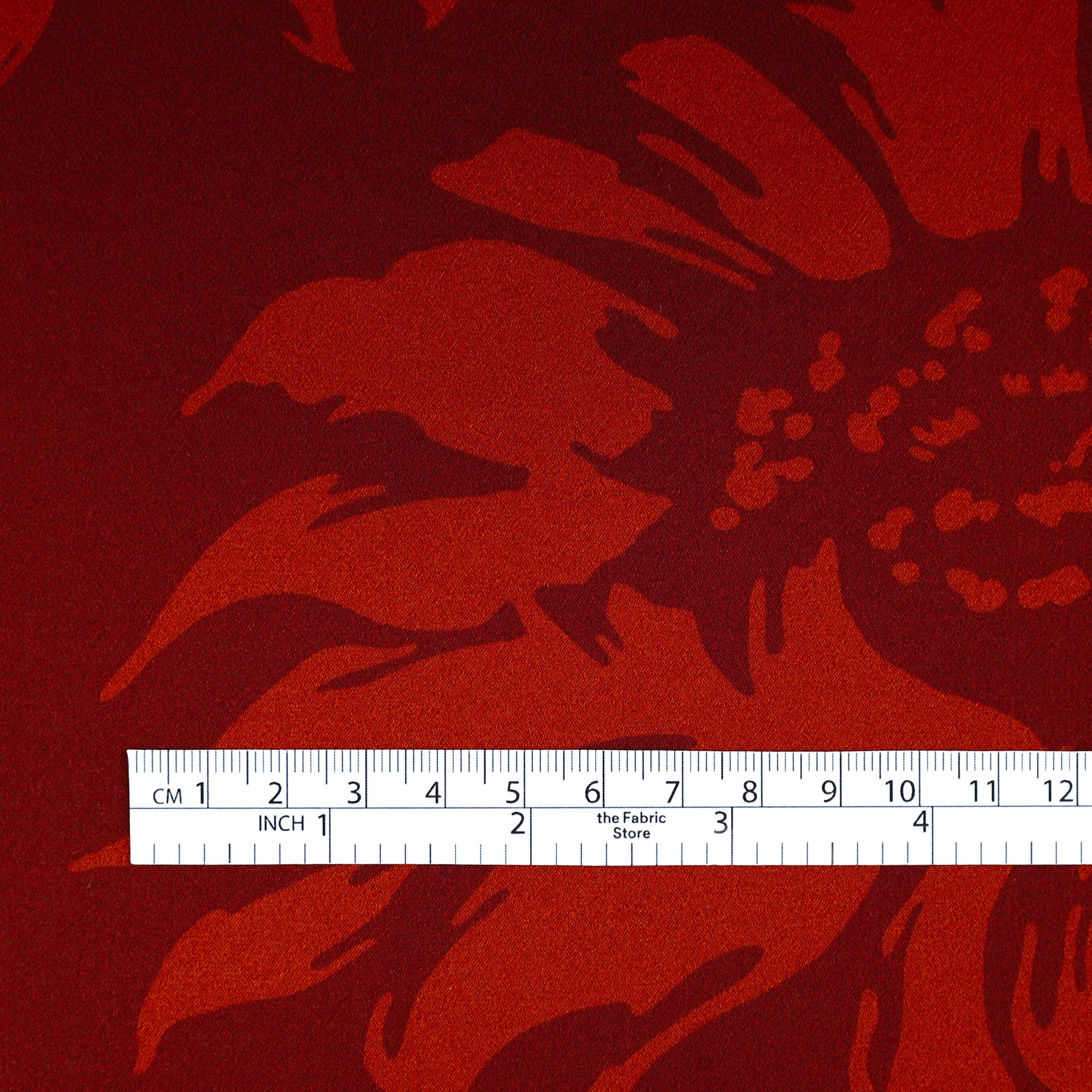 Sunflower Silk Satin - Crimson