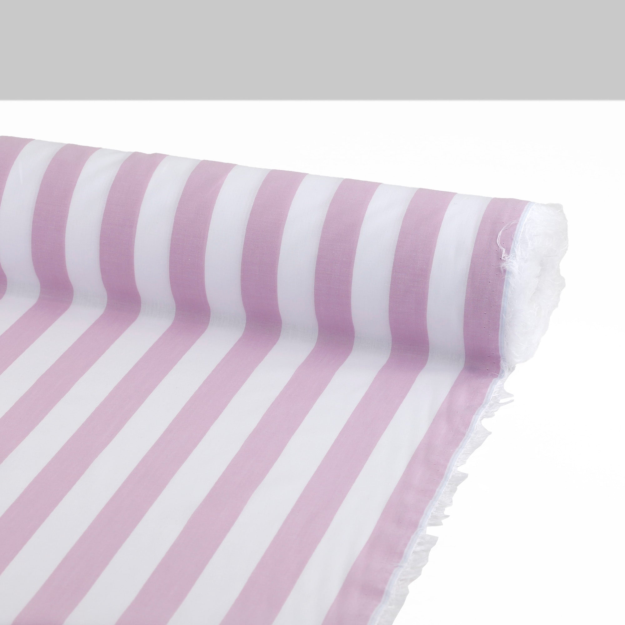 Bold Stripe Cotton - Foxglove