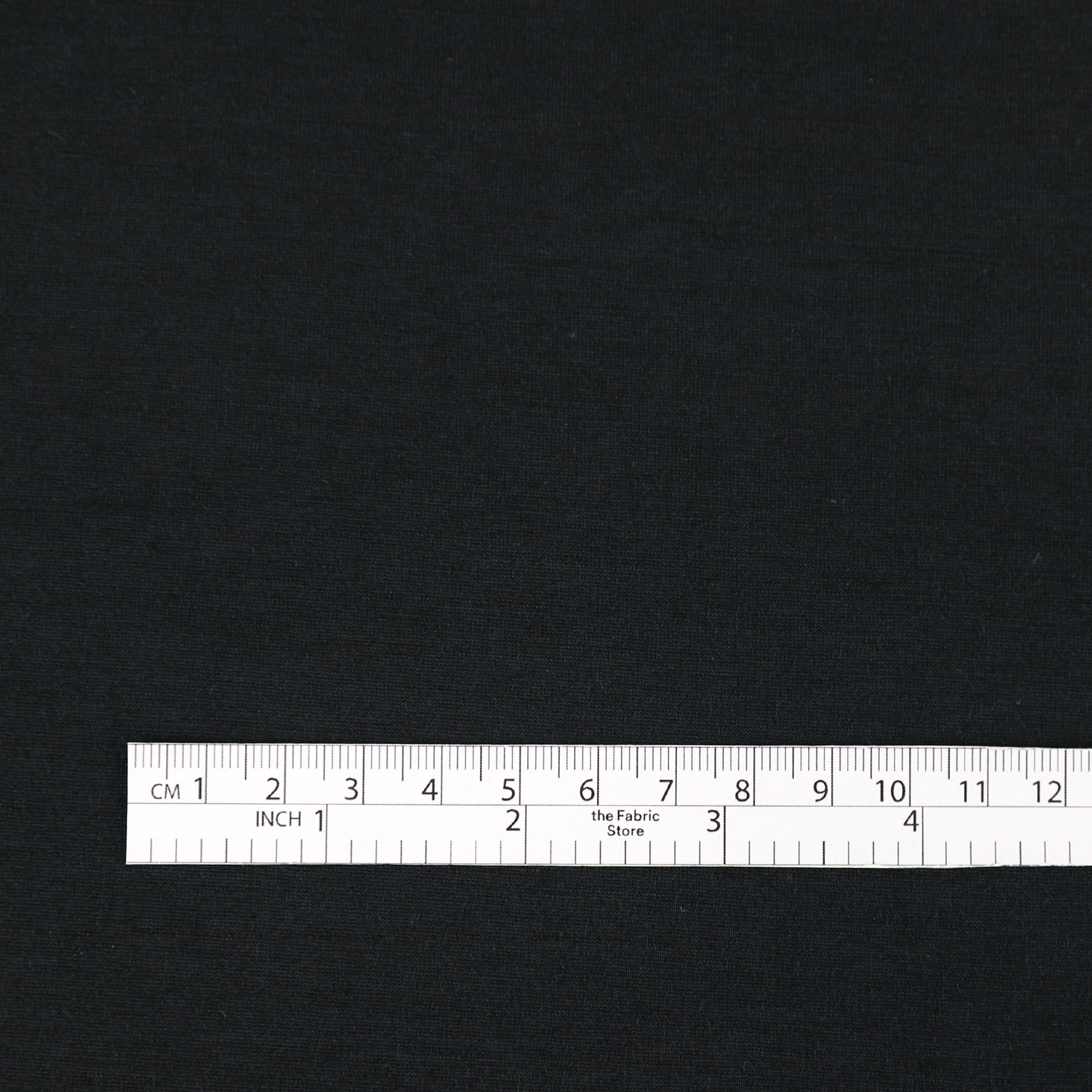 Smooth Merino/Poly Jersey - Black