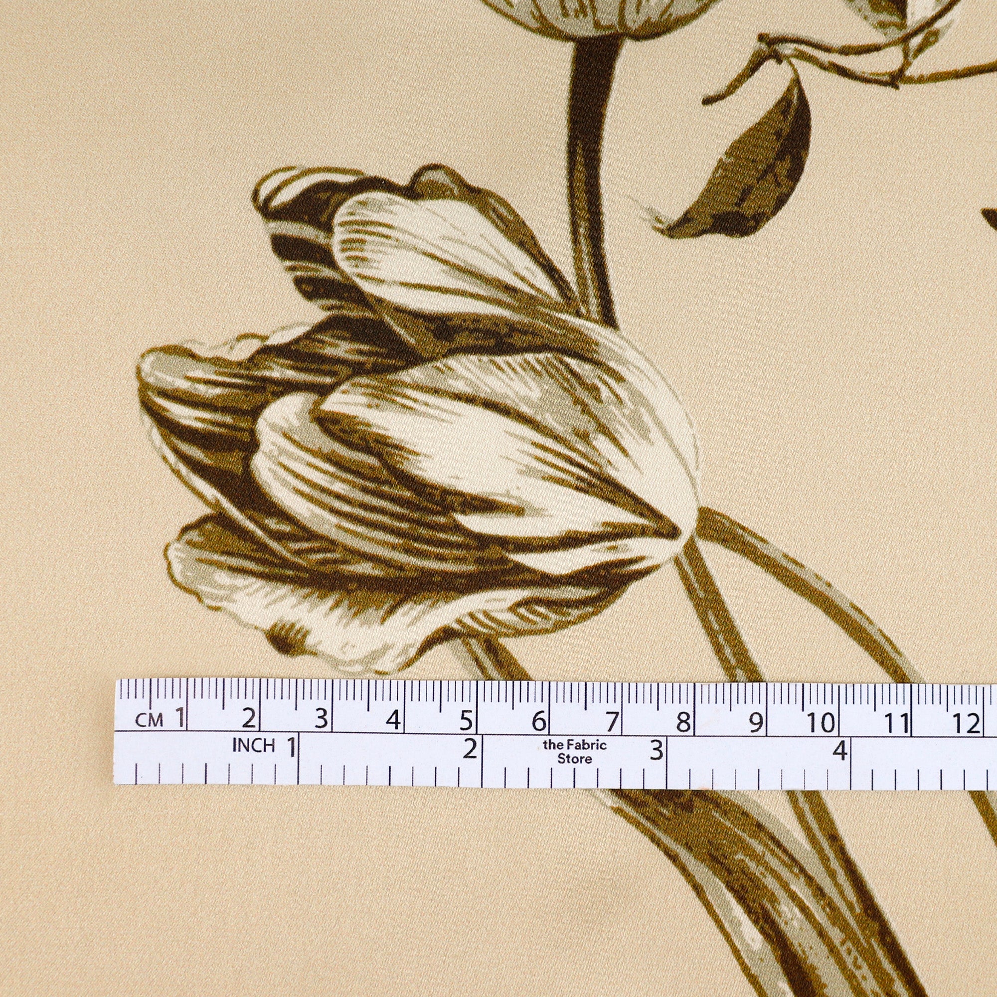 Tulip Silk Satin - Champagne