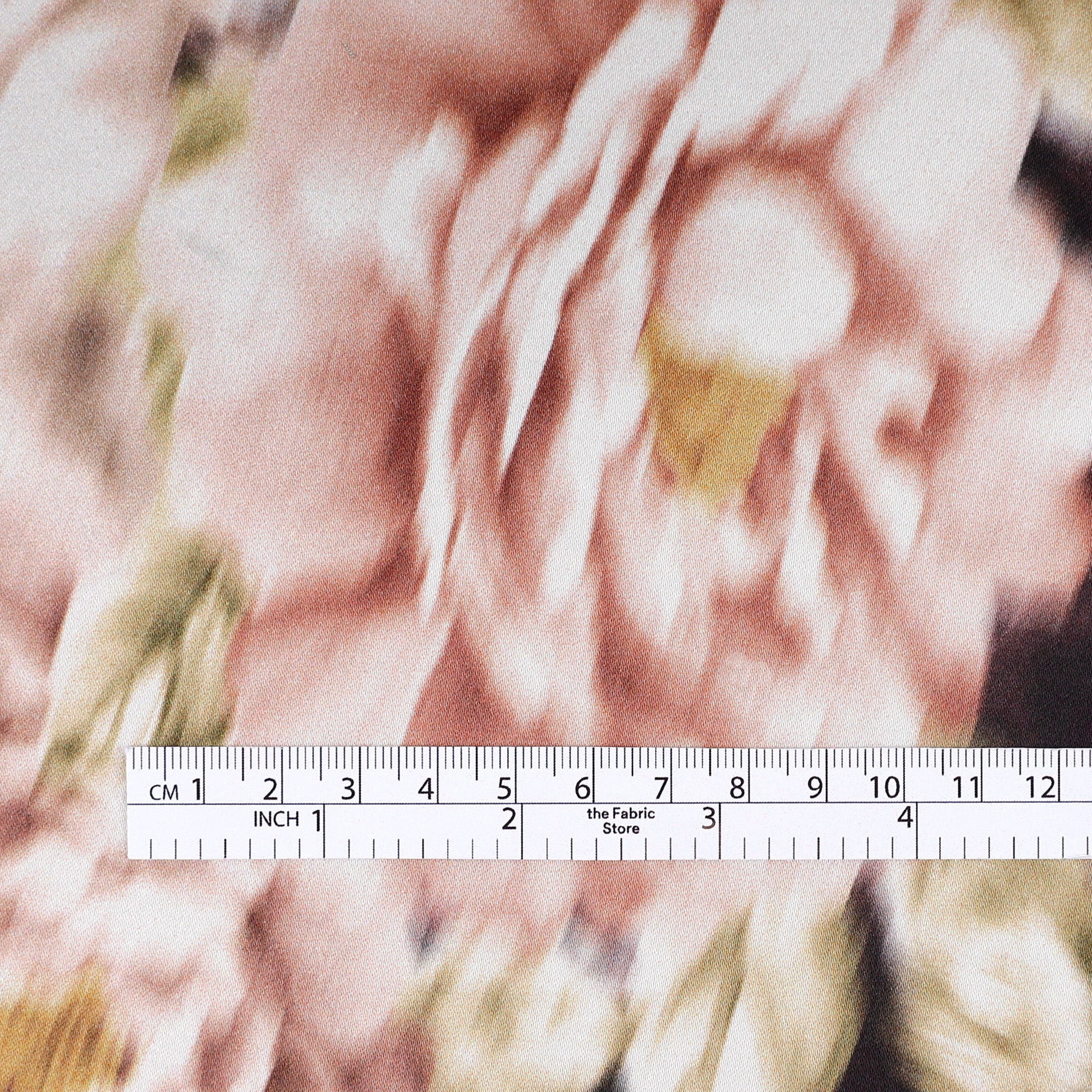 Dark Peony Silk Satin - Multi