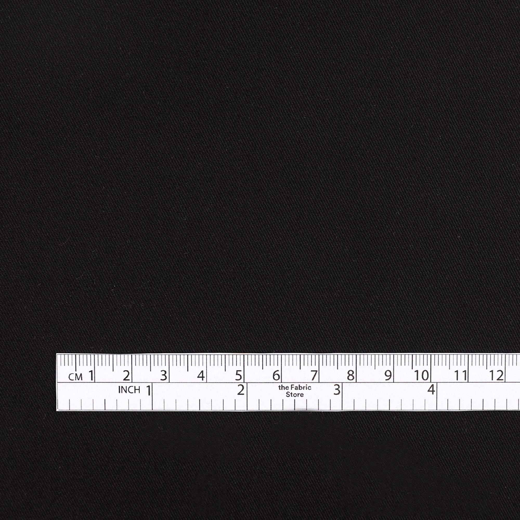 Cotton Twill Shirting - Black