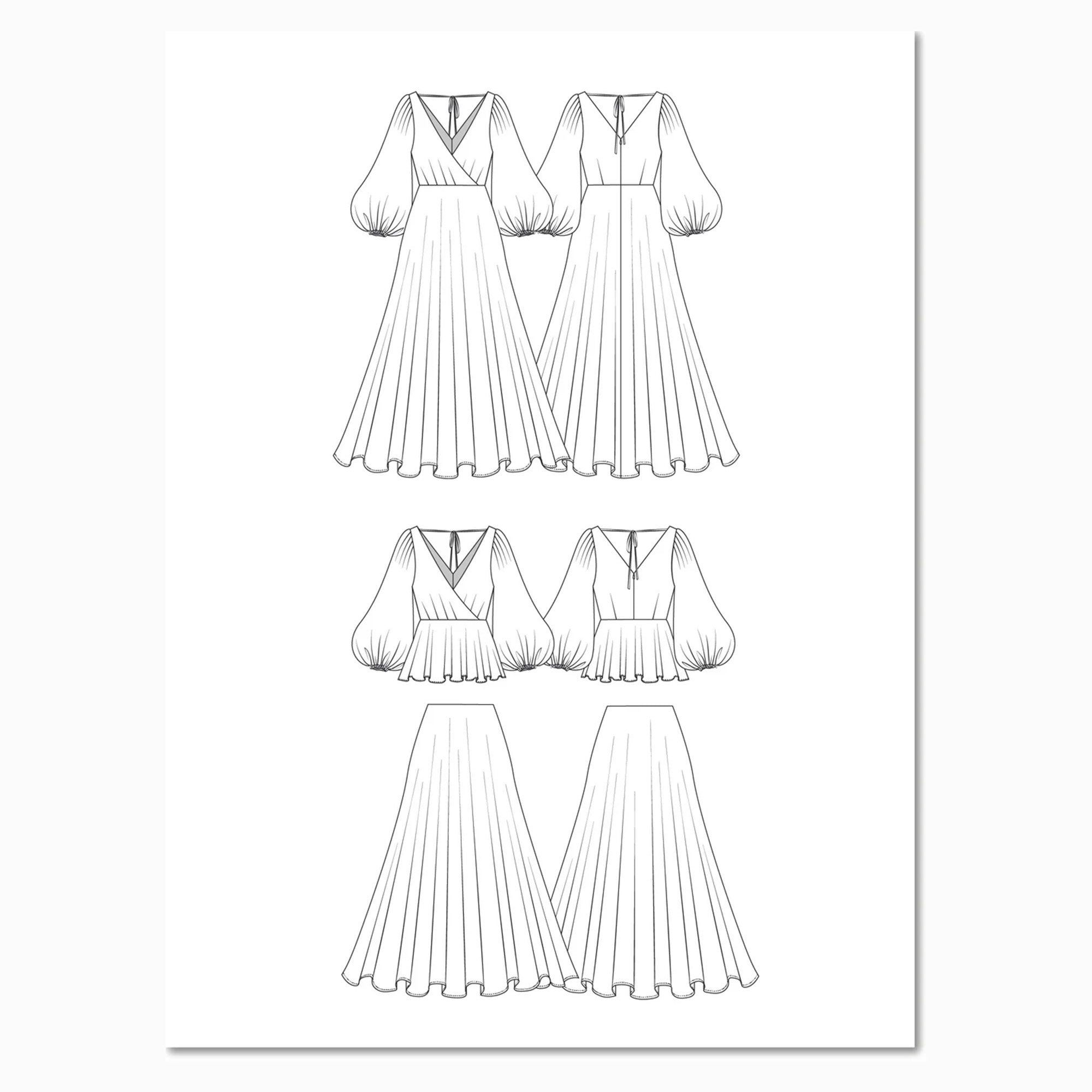 Veronica Tucker - Odette Dress & Set/PDF