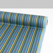 Multi Stripe Stretch Cotton Sateen - Day
