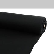 Heavyweight Stretch ZQ Merino 2x1 Rib - Black