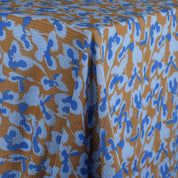 Woven Check Viscose/Cotton - Iris Blur
