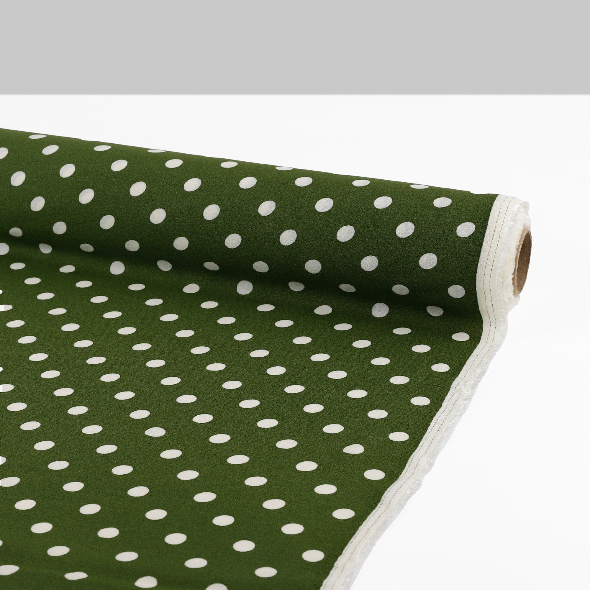 Viscose Crepe - Field Polka Dot