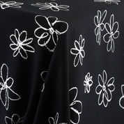 Viscose Crepe - Crayon Flowers