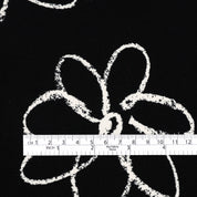 Viscose Crepe - Crayon Flowers